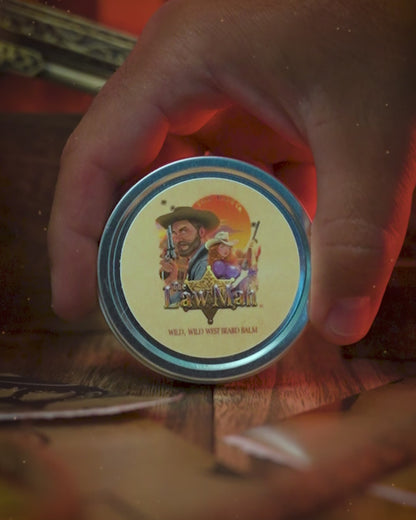 Lawman - Beard Balm - Worn Saddle Leather, Storm Washed Bergamot, Golden Amber