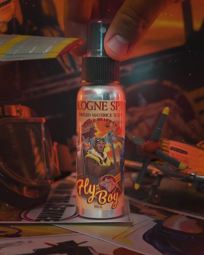 Flyboy - Cologne - Vintage Barbershop, Officer's Whiskey Reserve, Spiced Clove Ember