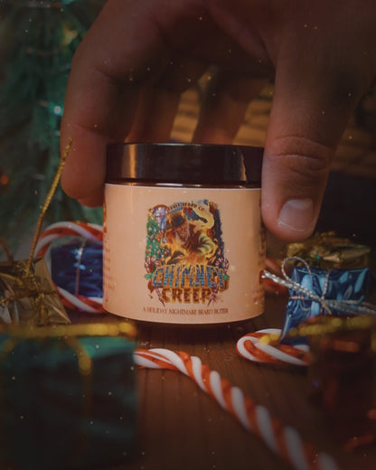 Chimney Creep - Beard Butter - Smoldering Fireplace, Christmas Trees, Twisted Candy Cane