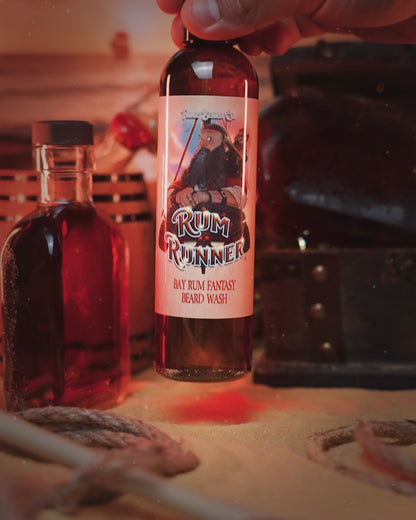 Rum Runner - Beard Wash - Bay Rum Spices, Tahitian Lime, Fresh Coconut