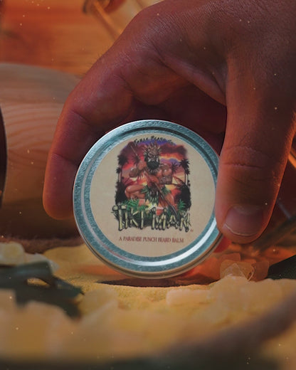 Tiki Man - Beard Balm - Juicy Pineapple, Jungle Woods, Spiced Rum