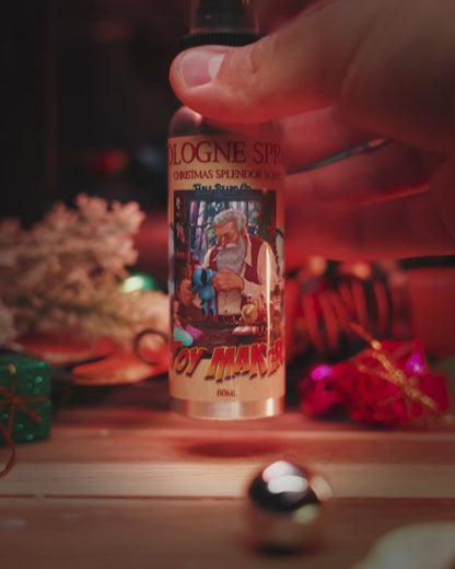 The Toy Maker - Cologne - Roasted Marshmallow Latte, Vanilla Bourbon, and Pipe Tobacco