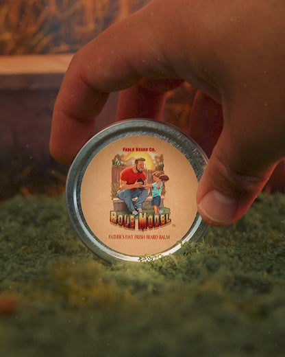 The Role Model - Beard Balm - Leathery Woods, Bergamot Spice Cologne, and Herbal Sage Musk