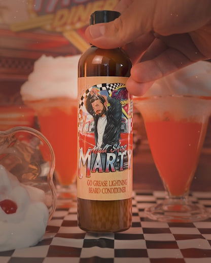 Malt Shop Marty - Beard Conditioner - Vanilla Ice Cream, Orange Soda, Whipped Cream Swirl