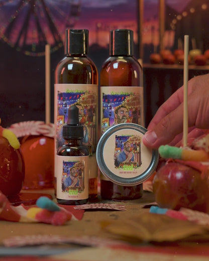 Patient Zero - Complete Balm Kit - Tart Gummy Candy, Spiced Harvest Musk, Buttery Fried Dough