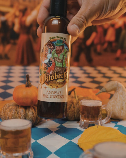 Oktoberfest - Beard Conditioner - Pumpkin Ale, Sweet Potato, German Oak Tree, & Lederhosen Leather