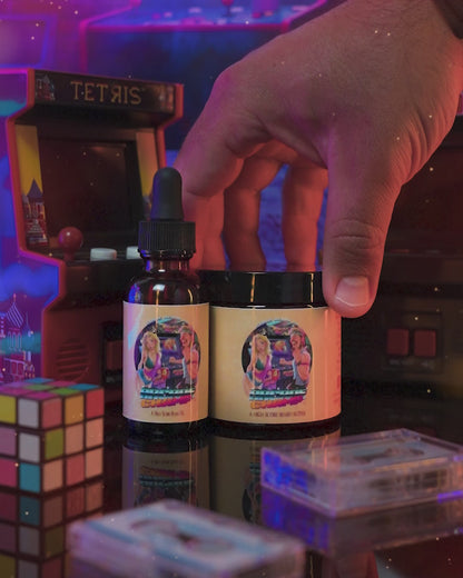Arcade Champ - Beard Oil & Butter Kit - Retro Cola, Charged Vanilla Citrus, Spiced Nutmeg