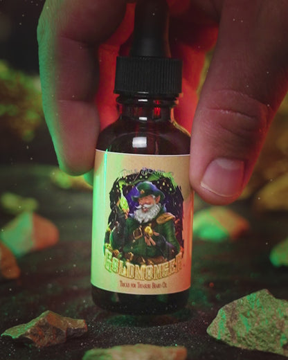 The Goldmonger - Beard Oil - Sun-Soaked Bergamot, Fresh Greenery, Vanilla Dust
