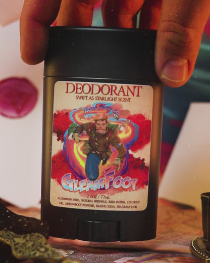 Gleamfoot - Deodorant - Vibrant Ozone, Orange Spark, Clean Eucalyptus