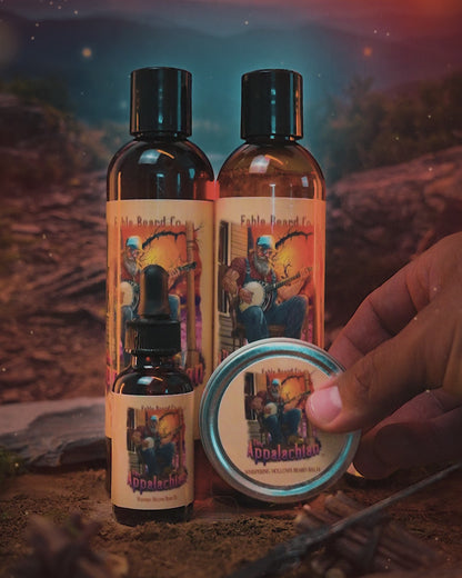 The Appalachian - Complete Balm Kit - Homestead Honey Cream, Black Mountain Coffee, Rustic Maple Leaf