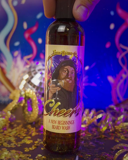 Cheers - Beard Wash - Orange Creme, Aged Champagne, & Fresh Raspberries