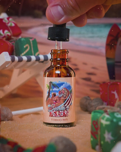 Santa's Holiday - Beard Oil - Frosted Cranberries, Smooth Rum, Sparkling Lemon-Lime Mixer