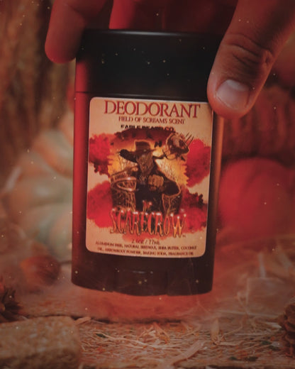 The Scarecrow - Deodorant - Warm Pumpkin Spice, Withered Hay Fields, and Fall Leaves