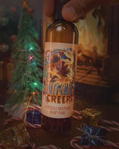 Chimney Creep - Beard Wash - Smoldering Fireplace, Christmas Trees, Twisted Candy Cane