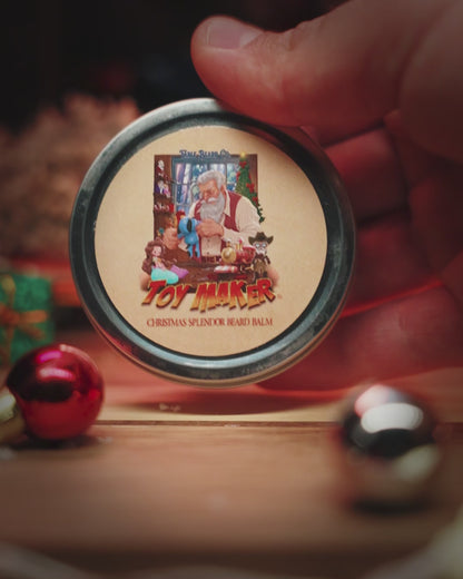 The Toy Maker - Beard Balm - Roasted Marshmallow Latte, Vanilla Bourbon, and Pipe Tobacco