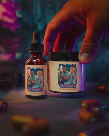 Fable Vice - Beard Oil & Butter Kit - Oceanfront Breeze, Golden California Citrus, Polished Coastal Woods