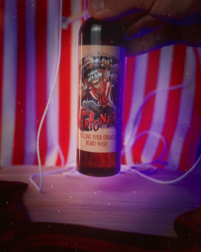 The Marionette - Beard Wash - Warm Mulled Cider, Splintered Mahogany, Velvet Pipe Smoke