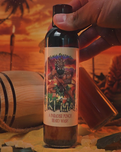 Tiki Man - Beard Wash - Juicy Pineapple, Jungle Woods, Spiced Rum