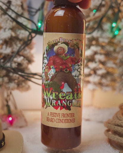 Wreath Wrangler - Beard Conditioner - Cranberry Jam, Mahogany Amber, Sweet Bergamot