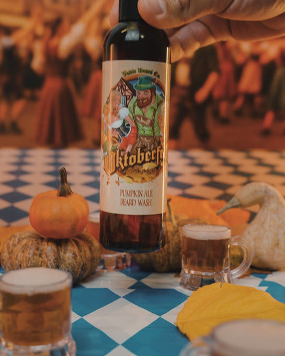 Oktoberfest - Beard Wash - Pumpkin Ale, Sweet Potato, German Oak Tree, & Lederhosen Leather