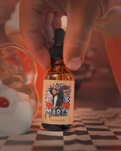 Malt Shop Marty - Beard Oil - Vanilla Ice Cream, Orange Soda, Whipped Cream Swirl