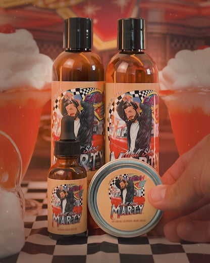 Malt Shop Marty - Complete Balm Kit - Vanilla Ice Cream, Orange Soda, Whipped Cream Swirl