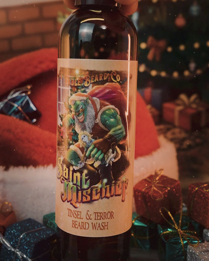 Saint Mischief - Beard Wash - Oatmeal Cookies, Sweet Honeycomb, Boiled Custard