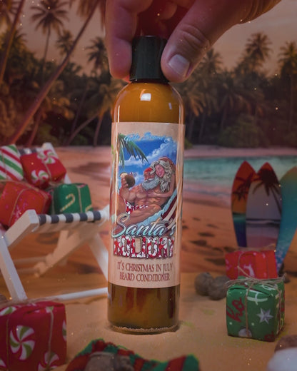 Santa's Holiday - Beard Conditioner - Frosted Cranberries, Smooth Rum, Sparkling Lemon-Lime Mixer