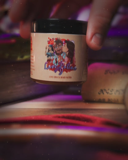 The Love Potion - Beard Butter - Fierce Citrus, Rugged Musk, Soft Peaches, and Light Berries