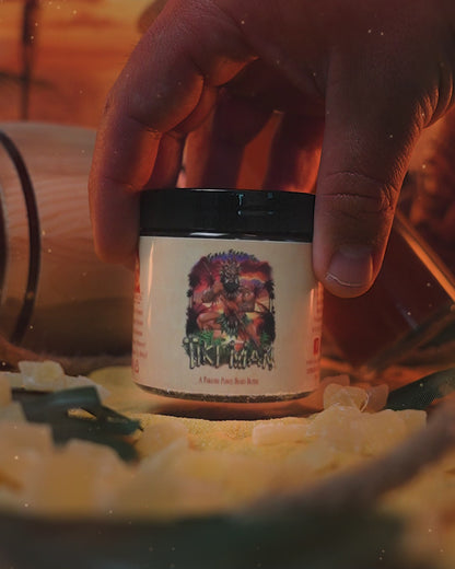 Tiki Man - Beard Butter - Juicy Pineapple, Jungle Woods, Spiced Rum