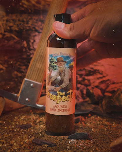 The Prospector - Beard Conditioner - Glacier Creek Water, Sugar Pine Timber, Frontier Turned Soil