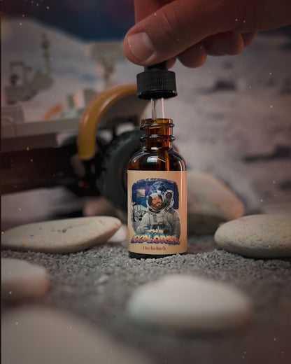 The Explorer - Beard Oil - Silver Birch, Cosmic Air Accord, Dark Mineral Musk