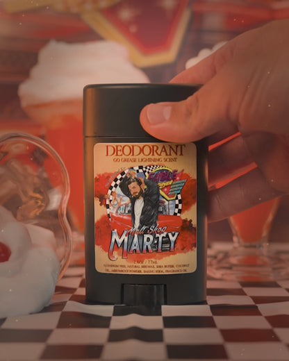 Malt Shop Marty - Deodorant - Vanilla Ice Cream, Orange Soda, Whipped Cream Swirl