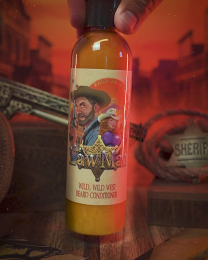 Lawman - Beard Conditioner - Worn Saddle Leather, Storm Washed Bergamot, Golden Amber