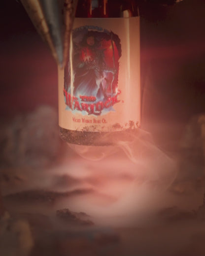 The Warlock - Beard Oil - Dark Tobacco, Brown Ale, Citrus Spark, and Cherry Mist