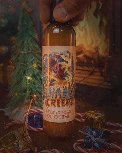 Chimney Creep - Beard Conditioner - Smoldering Fireplace, Christmas Trees, Twisted Candy Cane