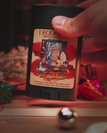The Toy Maker - Deodorant - Roasted Marshmallow Latte, Vanilla Bourbon, and Pipe Tobacco