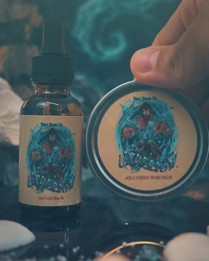 The Undertow - Beard Oil & Balm Kit - Palm Tree Woods, Oceanic Musk, Peppered Bergamot, and Mossy Sea Caves