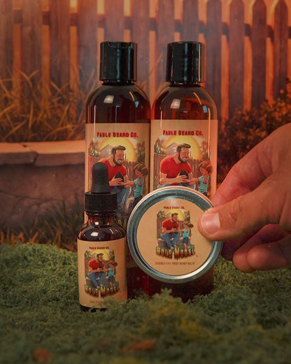 The Role Model - Complete Balm Kit - Leathery Woods, Bergamot Spice Cologne, and Herbal Sage Musk