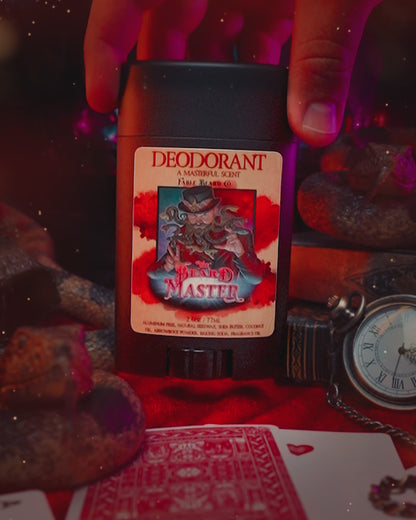 Beard Master - Deodorant - Aged Leather, Killer Bee Honey, Cursed Apple Trees