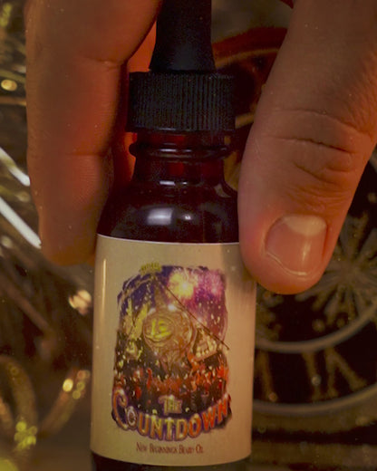 The Countdown - Beard Oil - Dry Champagne, Honey Apple, Coconut Flakes, Vanilla Crème