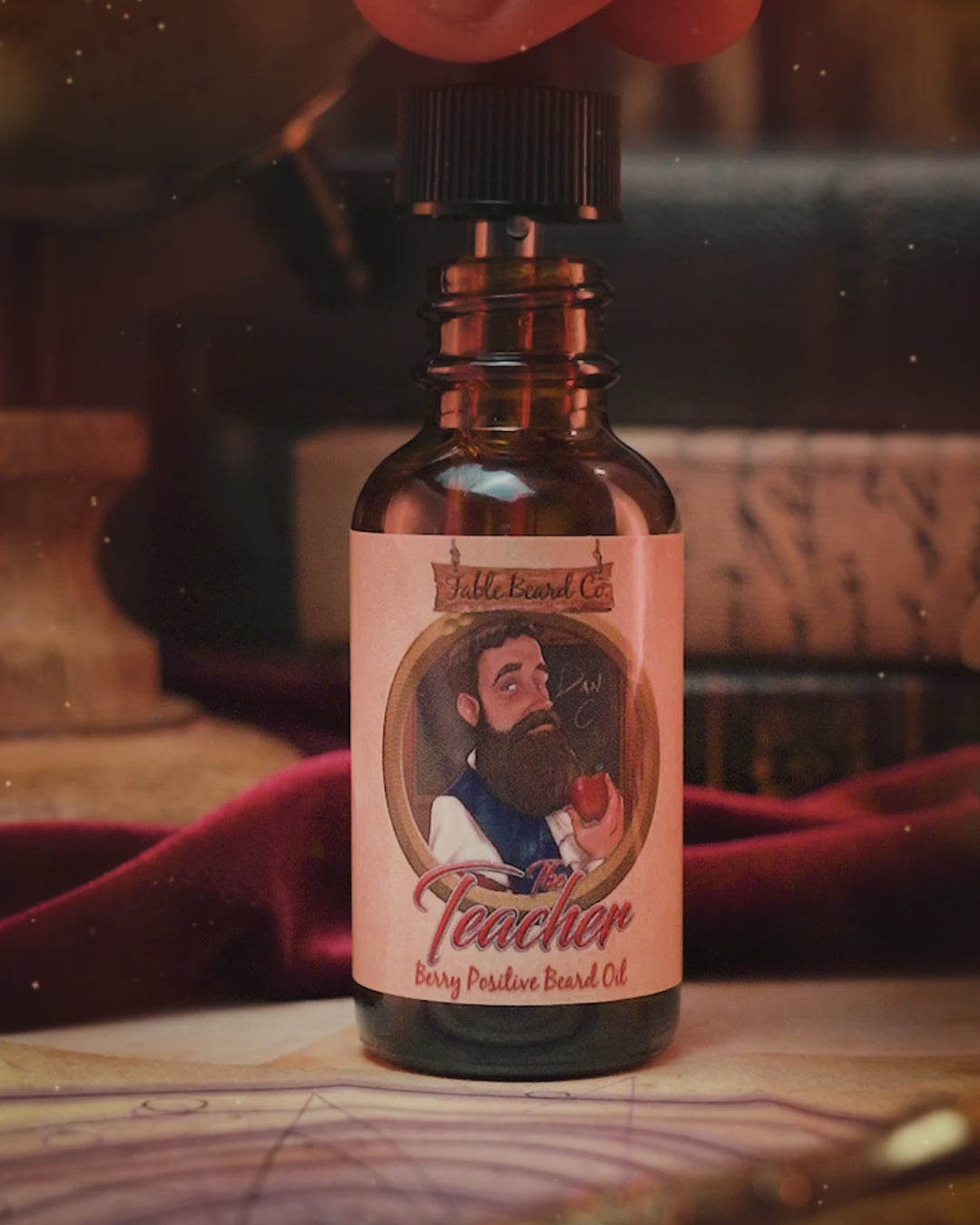 The Teacher - Beard Oil - Fresh Apples, Wild Berries, and Creamy