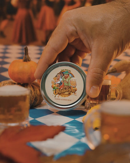 Oktoberfest - Beard Balm - Pumpkin Ale, Sweet Potato, German Oak Tree, & Lederhosen Leather