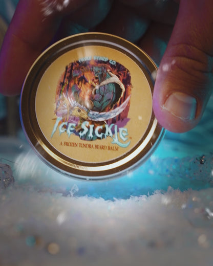 Ice Sickle - Beard Balm - Frosty Pine Sap, Chilled Juniper, Winter Spices