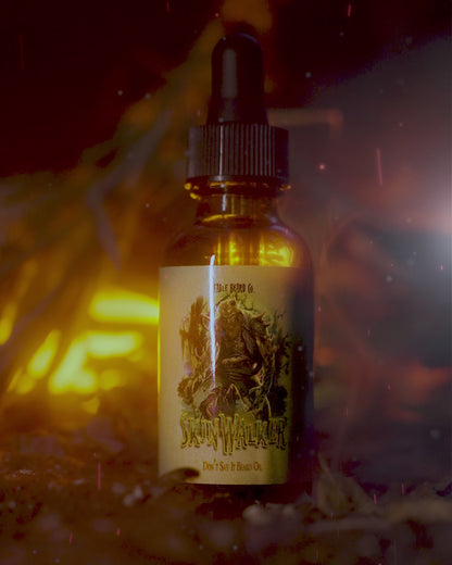 Skin Walker - Beard Balm - Village Bonfire, Crisp Forest Air, Protective  Herbs, and Torn Linen