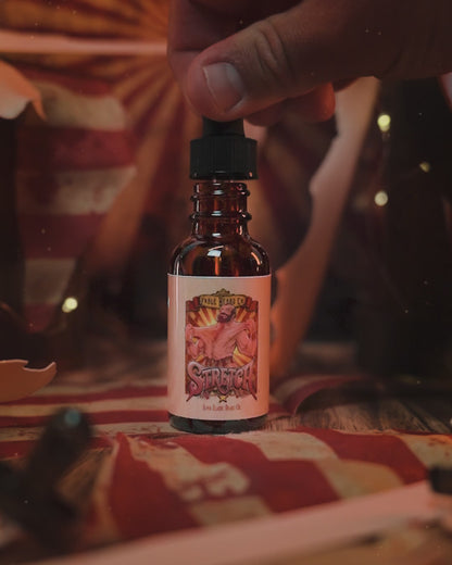 Stretch - Beard Oil - Stretched Leather, Evergreen Fruits, Silken Sweet Cream