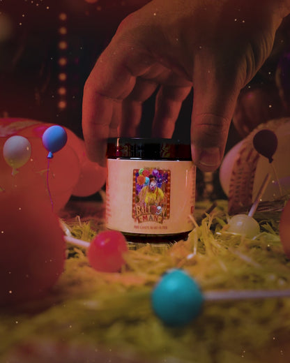 Balloon Man - Beard Butter - Twisted Carnival Lollipops, Electric Yuzu, Rock Candy Crystals