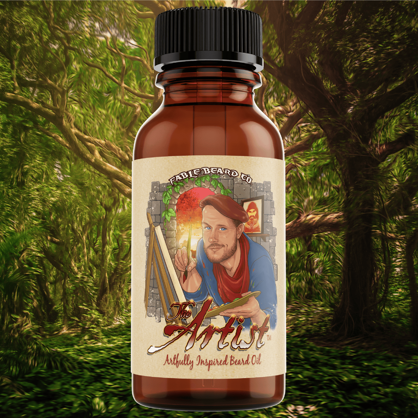 The Artist - Beard Oil - Antique Cologne & Natures Paintbrush