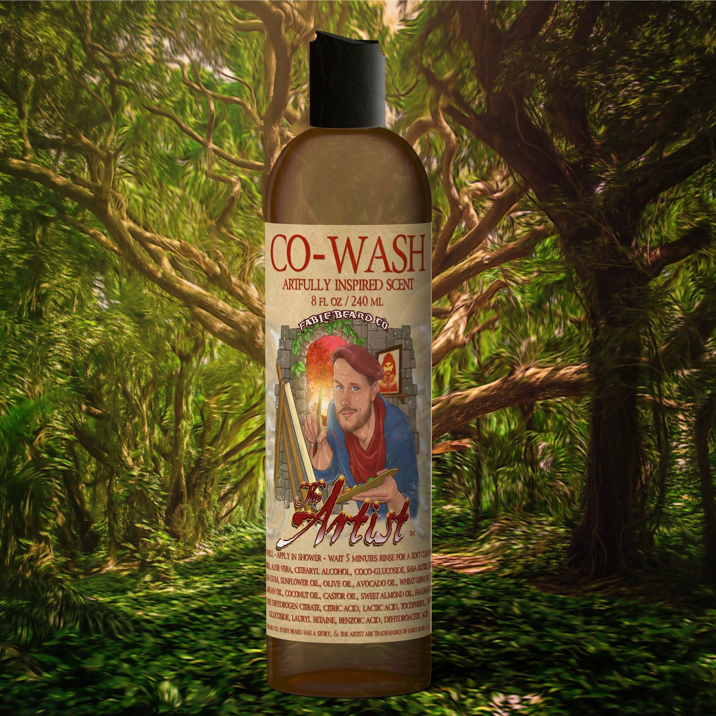 The Artist Co-Wash - Antique Cologne & Natures Paintbrush Beard Conditioner