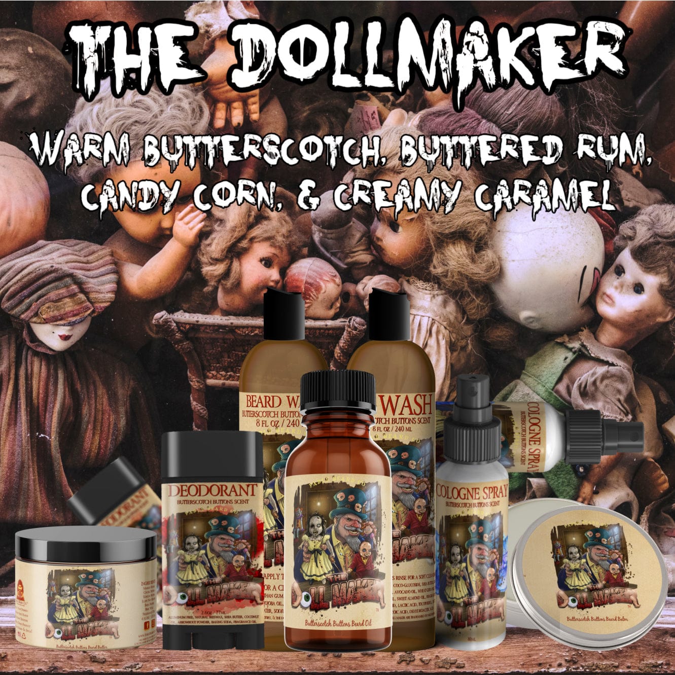 The Dollmaker - Buttered Rum & Butterscotch Ultimate Bundle